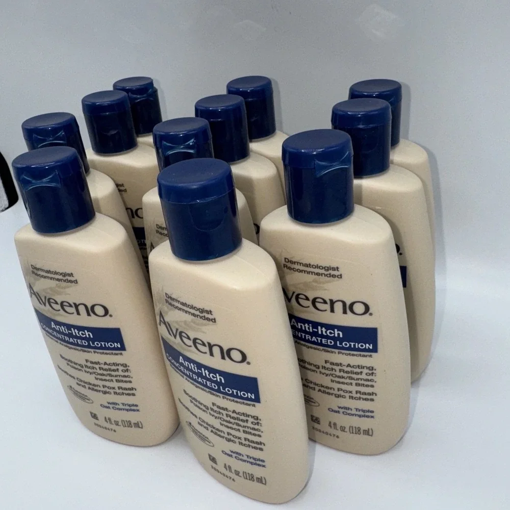 11 x Aveeno Active Naturals Anti-Itch Concentrated Lotion, 4 oz RARE Relief